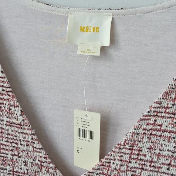 NWT ANTHRO | Maeve Susie Tweed Swing Dress Sz XL - Picture 4 of 7